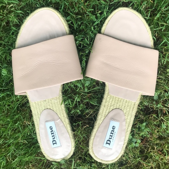 dune pink sandals